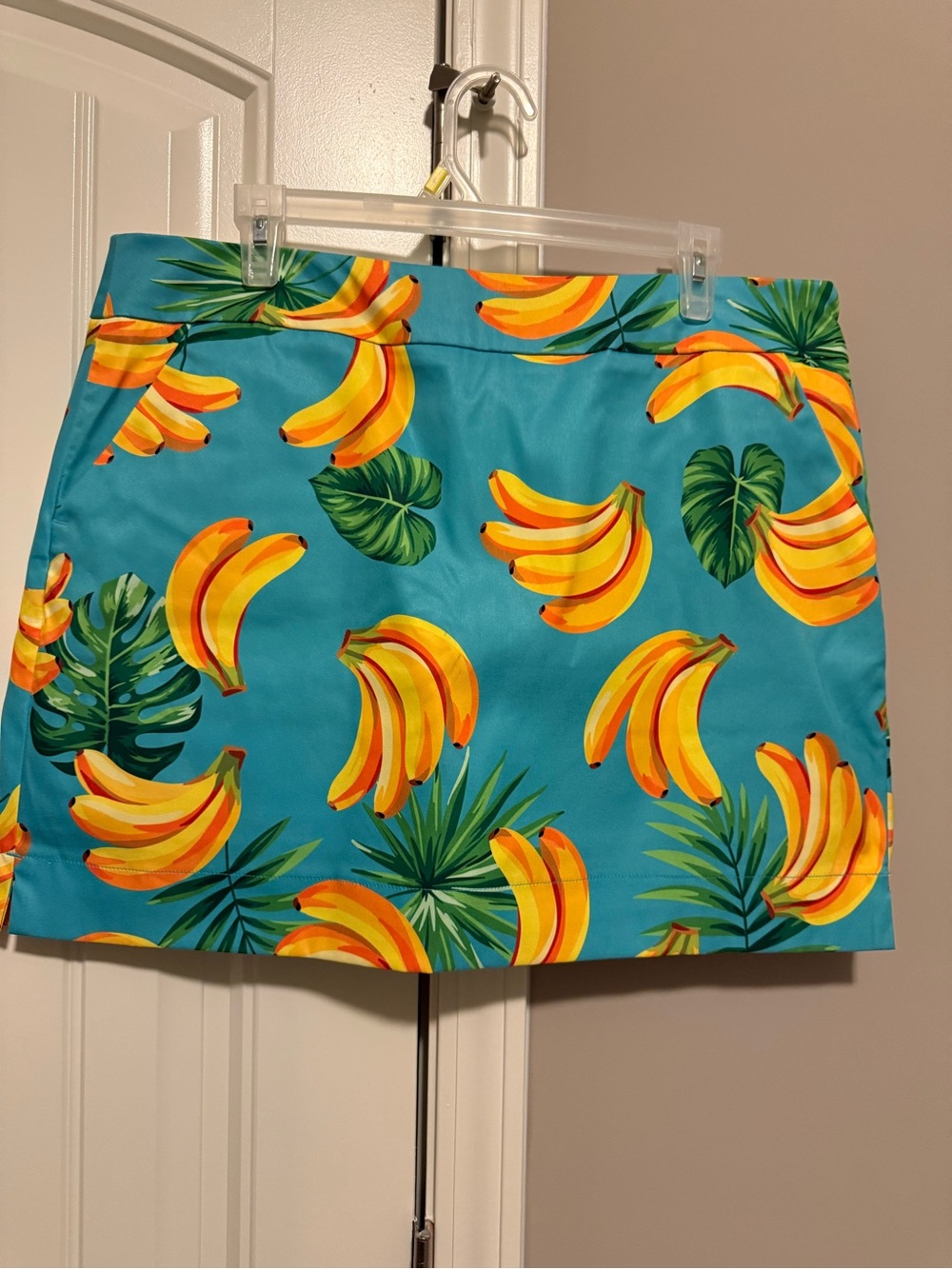 Loudmouth Ladies Yellow & White Printed Skirt